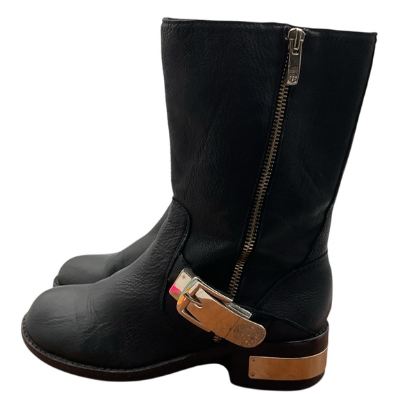Vince Camuto Black Combat Boots size 6 - Picture 1 of 8